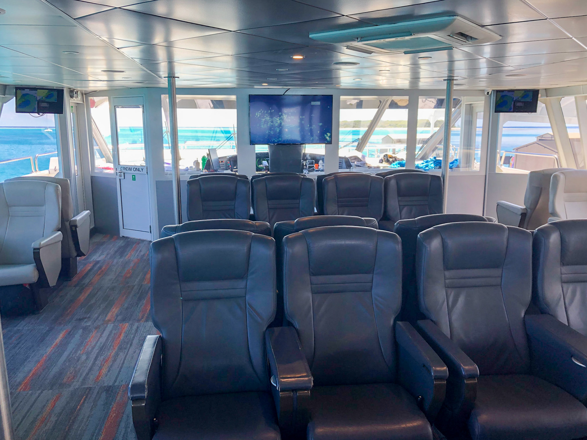 Premium Deck and bridge enclosure, "MV Reef Emperess".