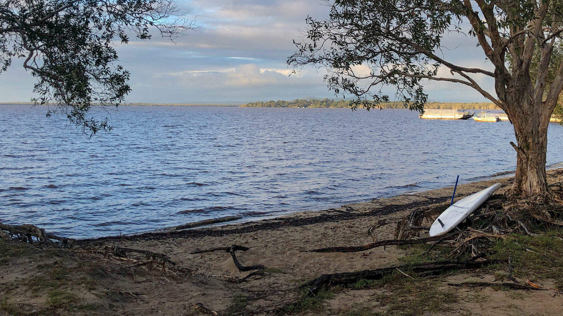 View from in front of camp site