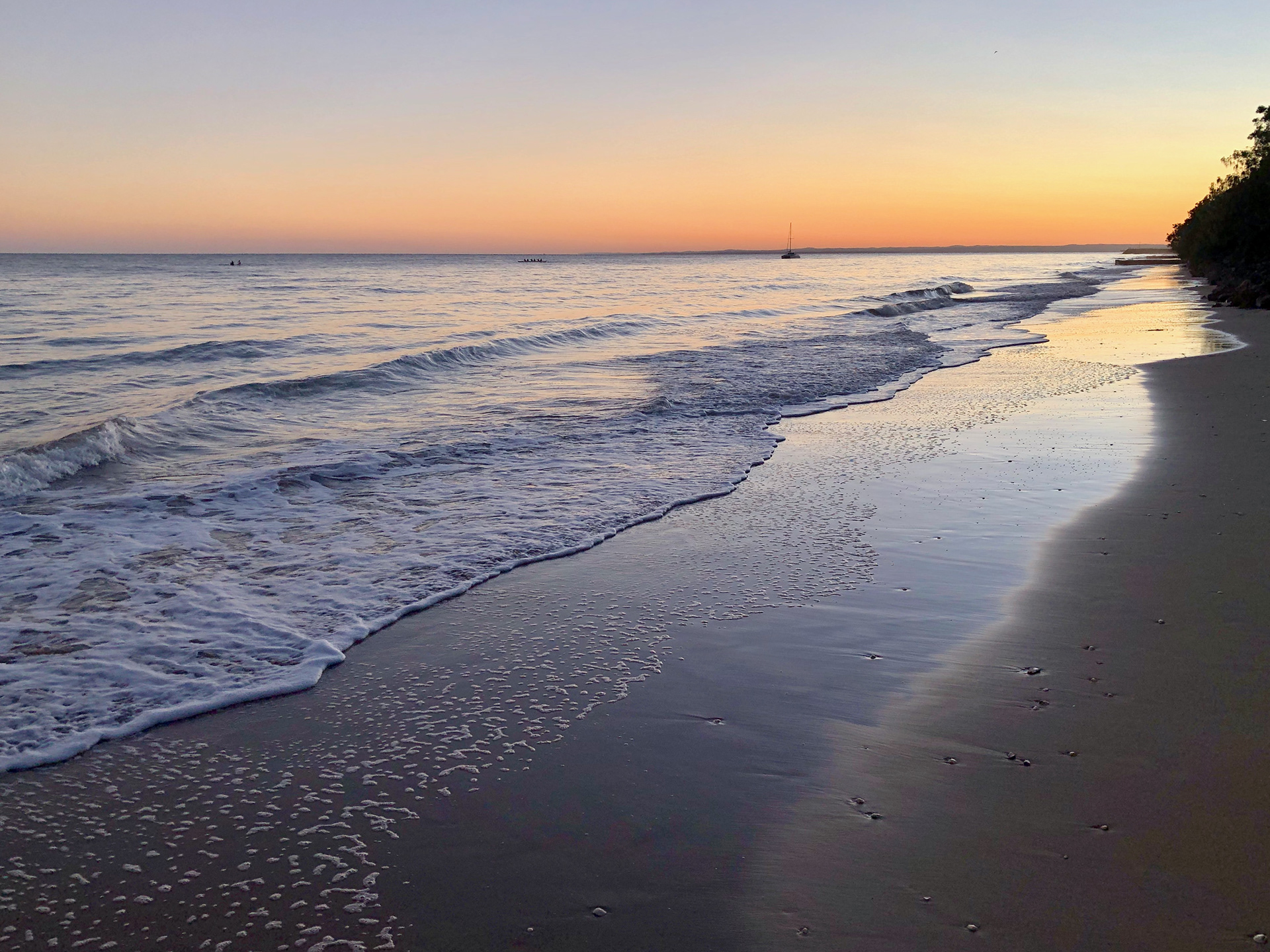 Dawn on Shelly Beach, Torquay