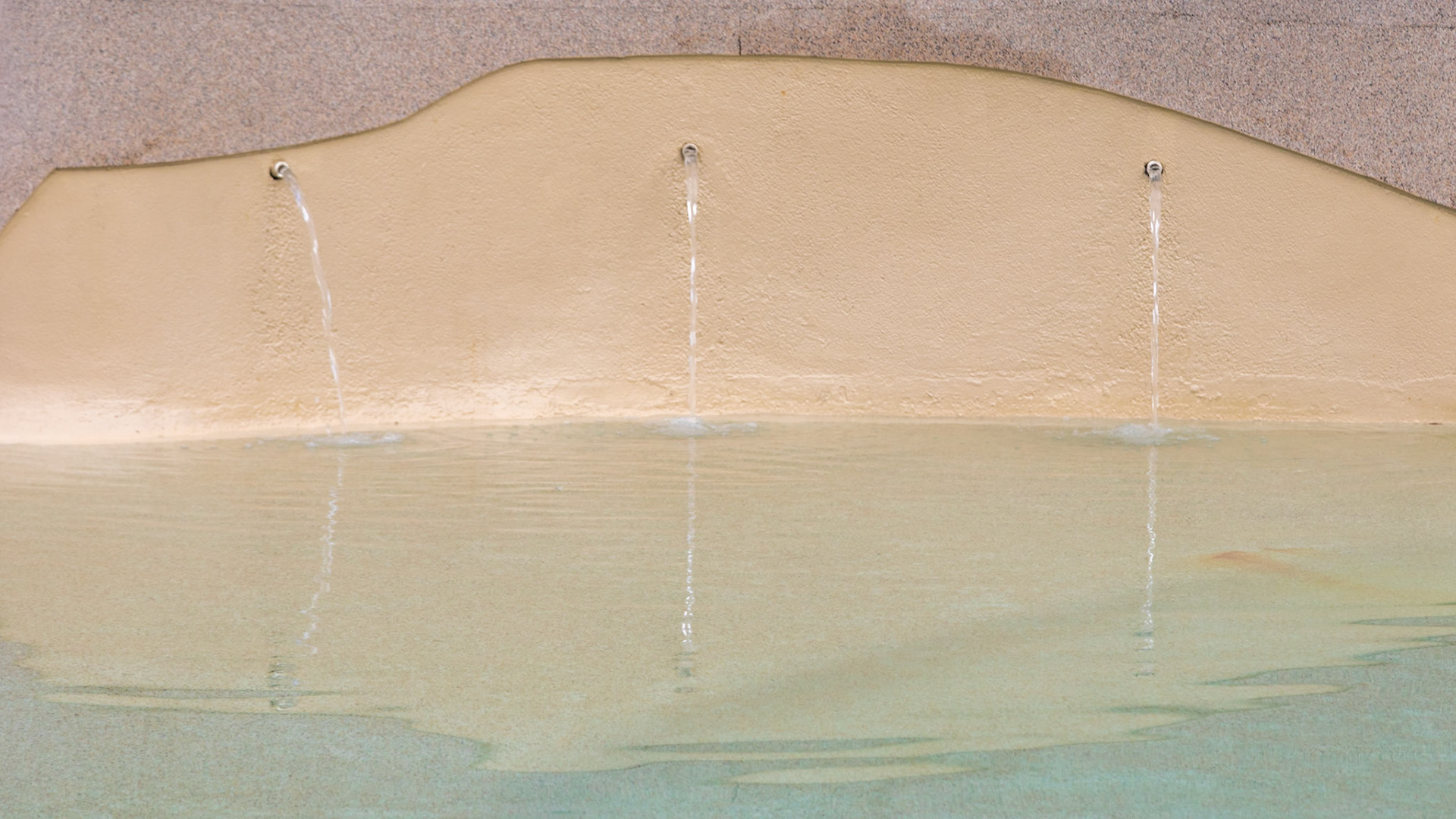 Around the resort's swimming pools.