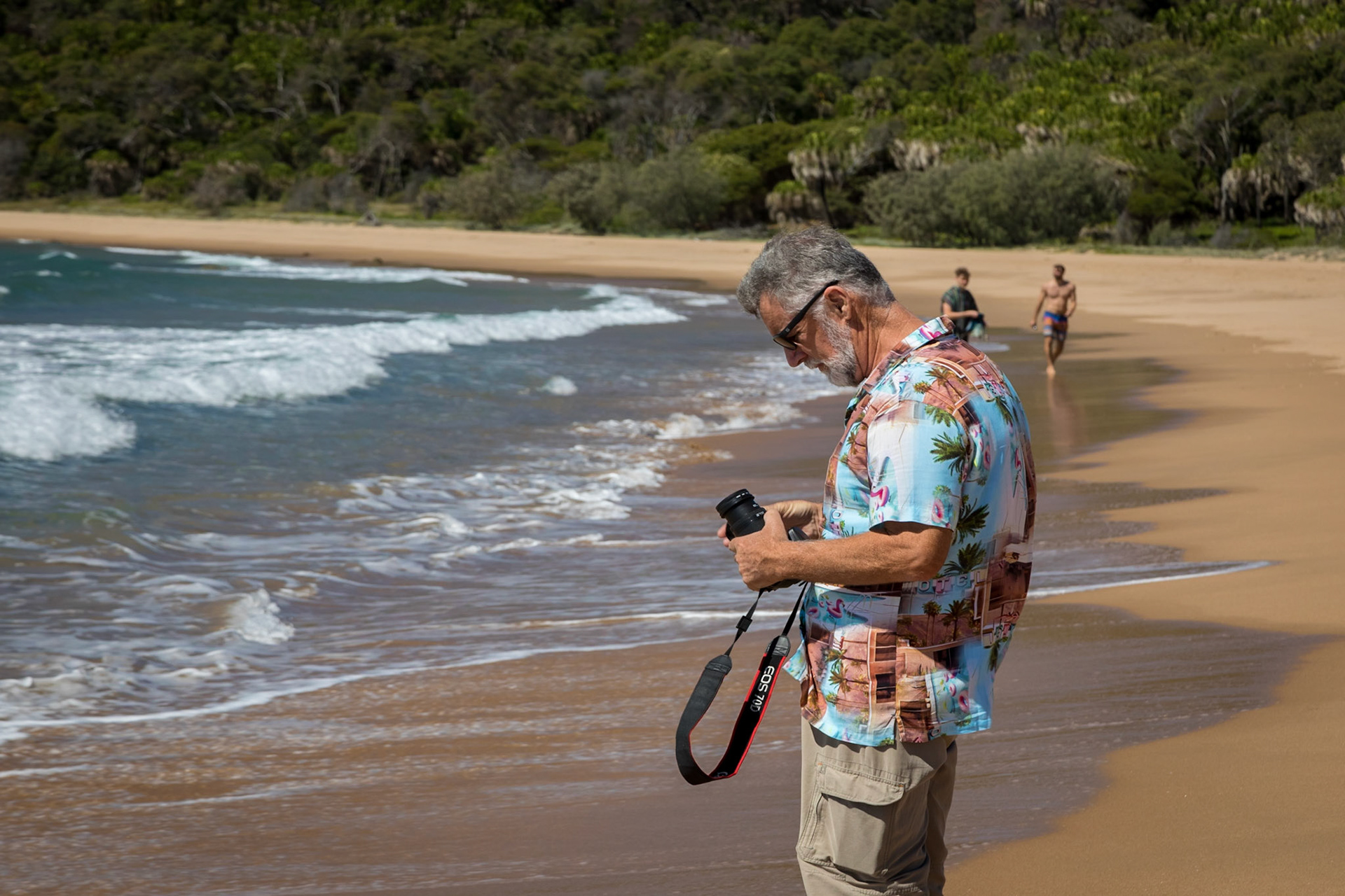 Trevor, on Springs Beach