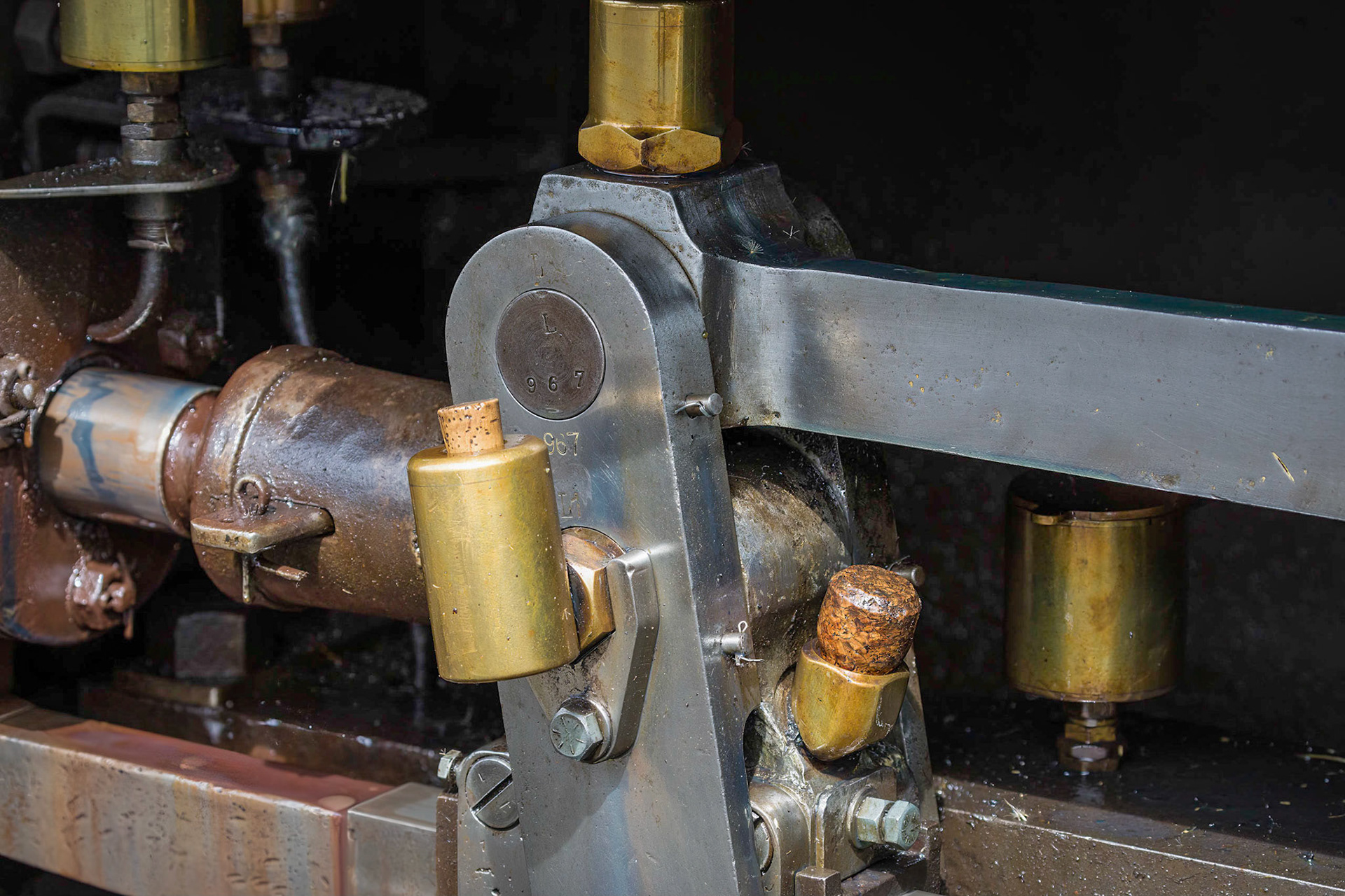 Engineers' adaptation - wine corks.