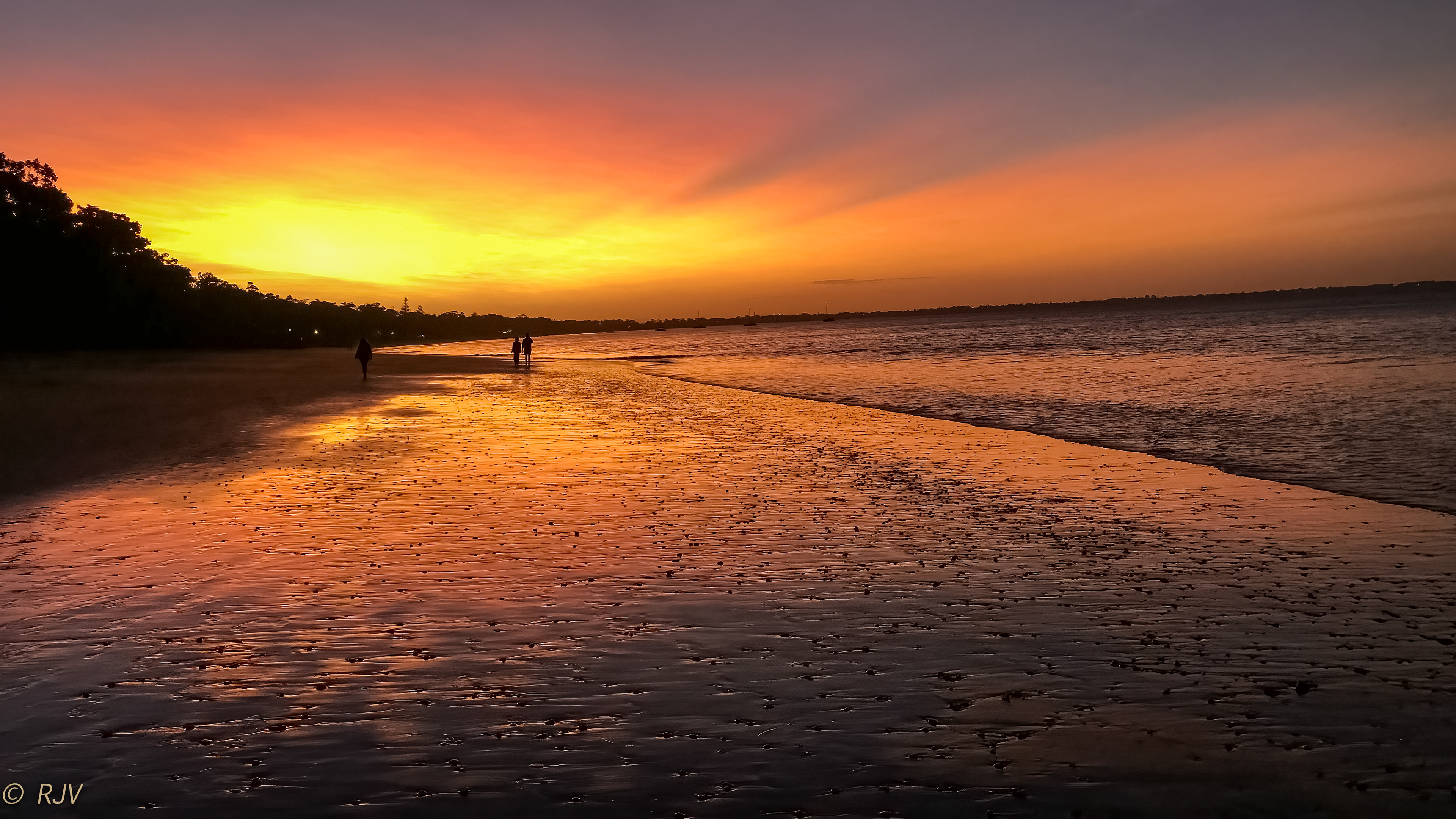 Evening Twilight on Torquay Beach