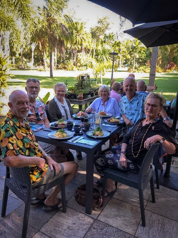 Birthday breakfast at Getaway Garden Cafe, Agnes Water (19/4)