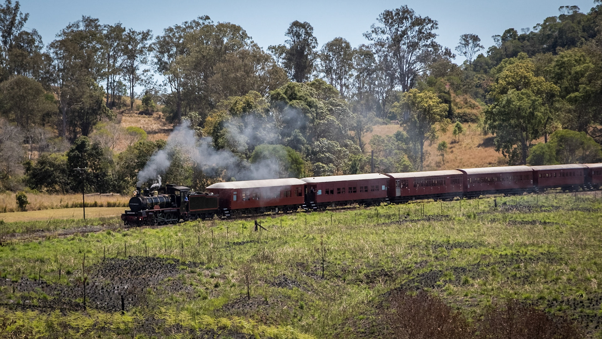 Queensland Railways C17 Class Locomotive. Number 967.