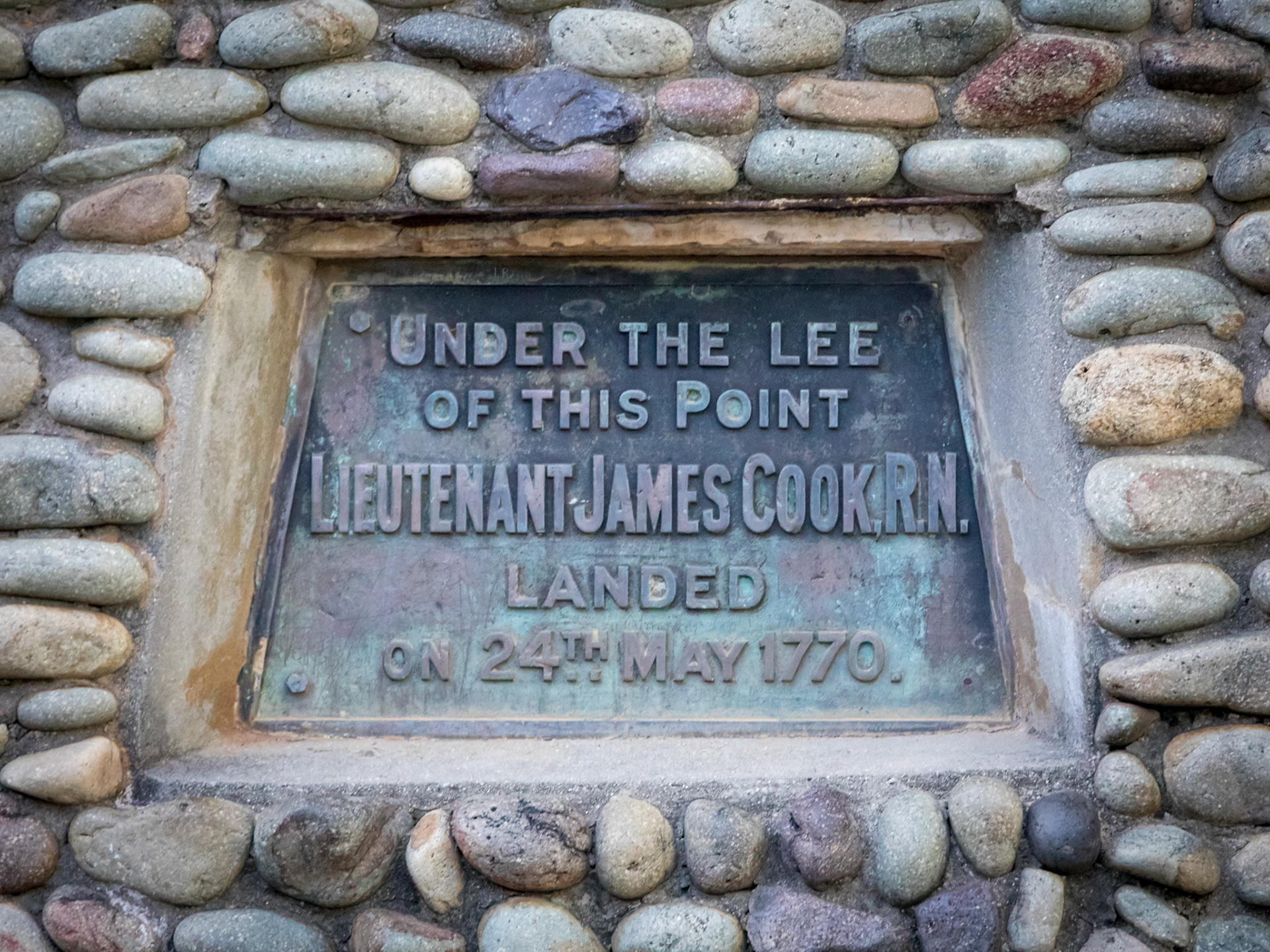 Captain Cook monument, Seveenteen Seventy