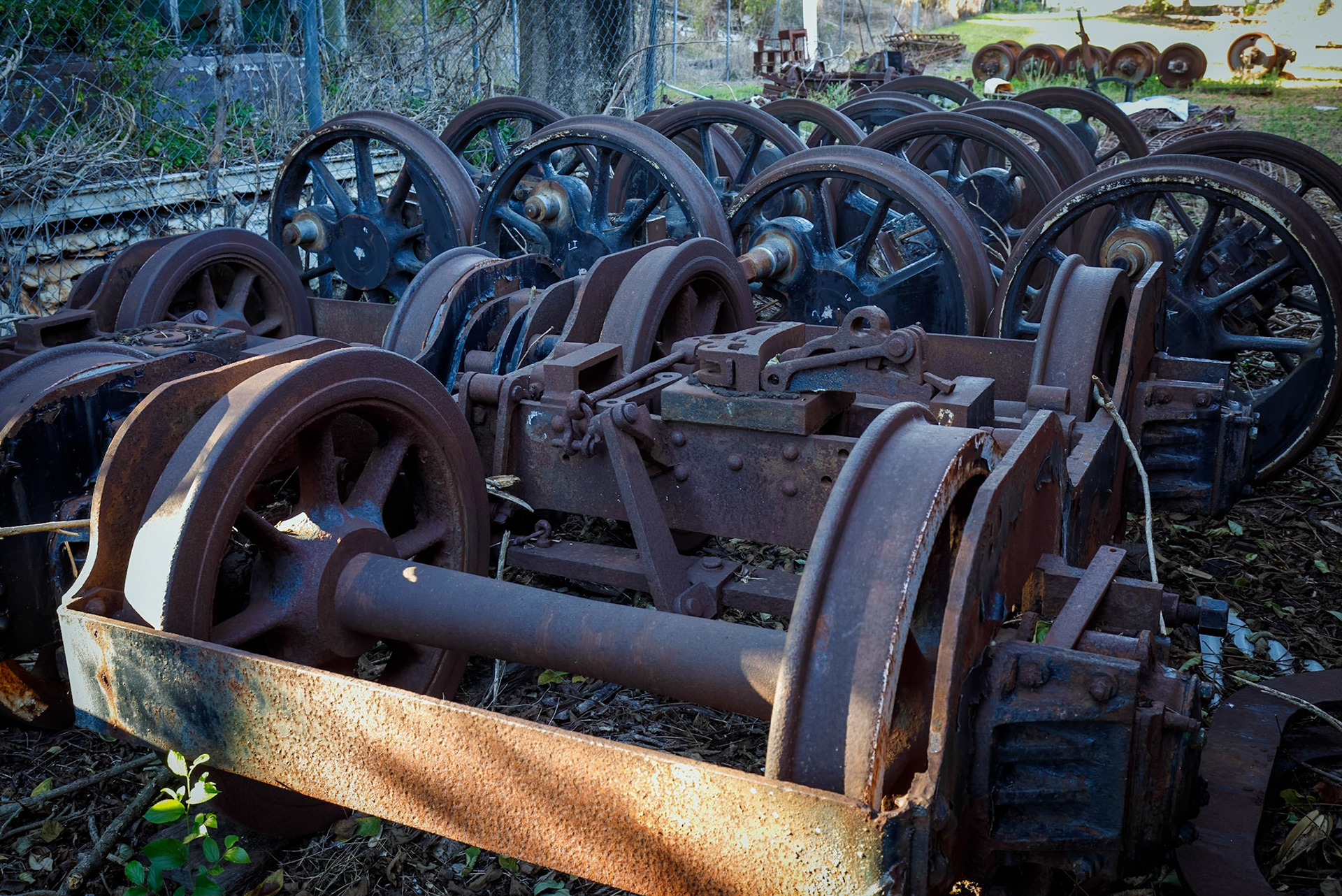 Mary Valley Rattler; locomotives shed, maintenance and restorations workshop.