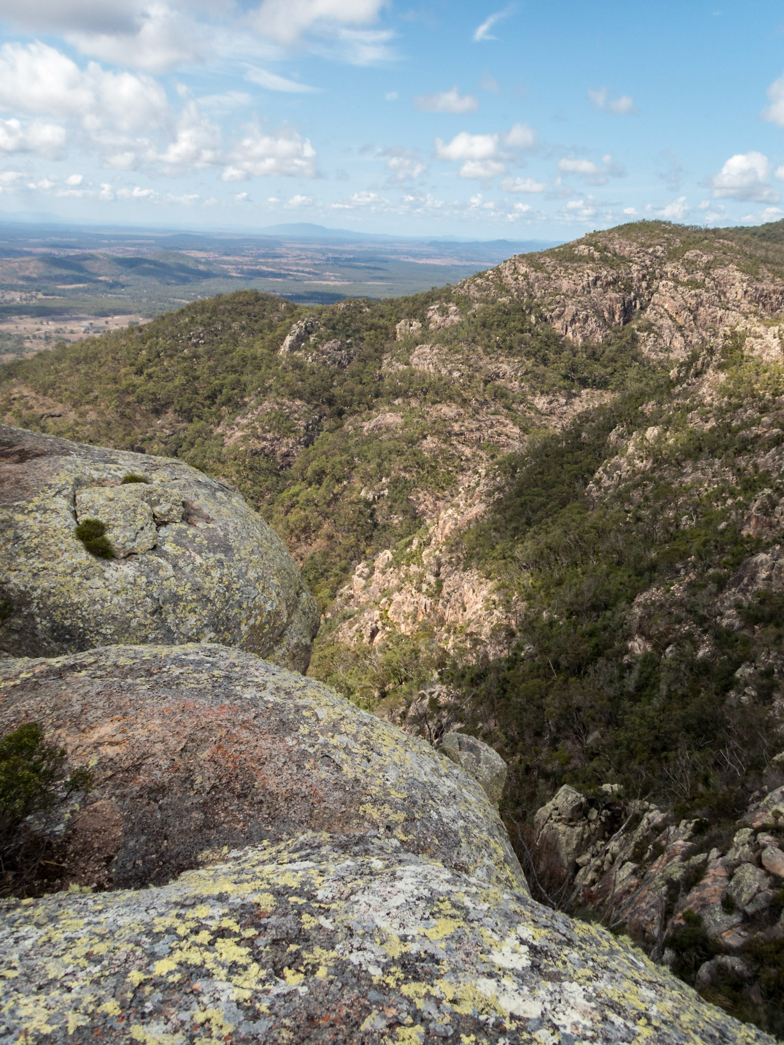 A view from the summit of Mount Walsh