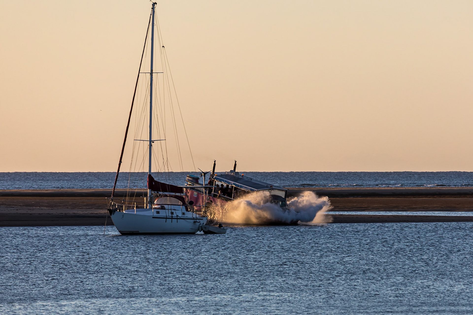 LARC cruise, splash in to the water from the sandbar, 1770