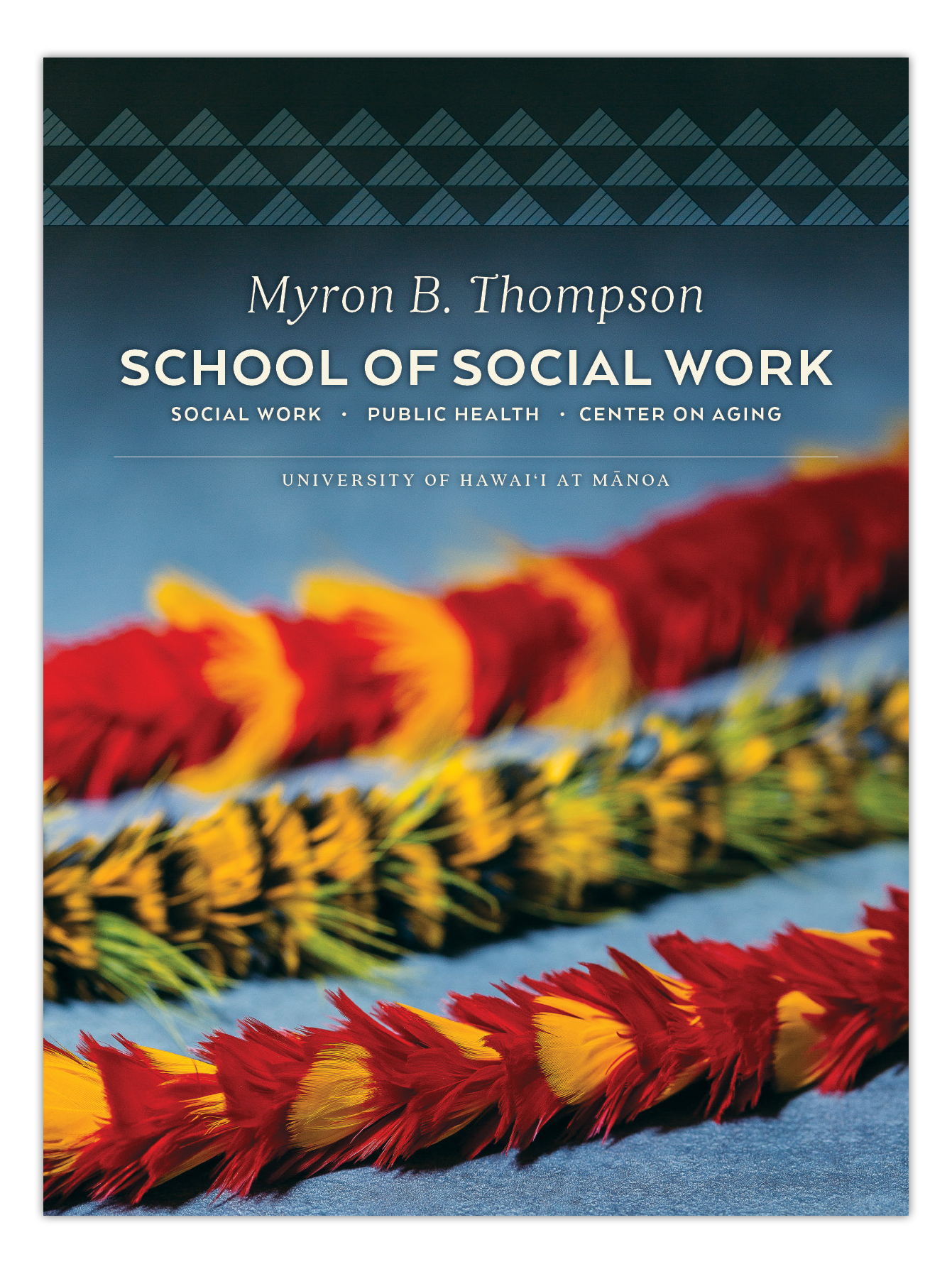 University of Hawaii at Manoa School of Social Work book design