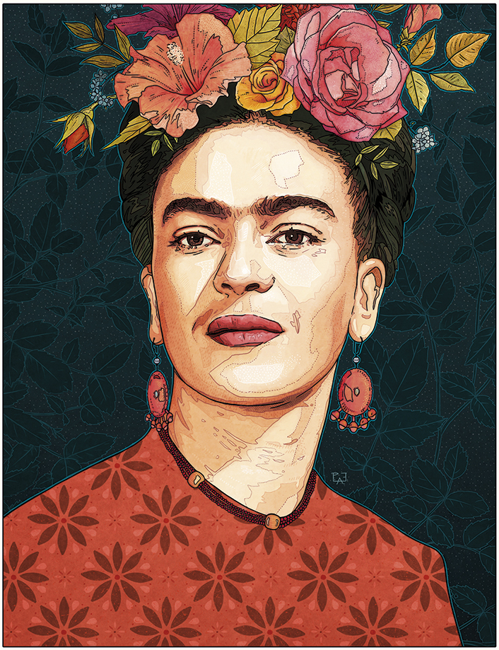 Portrait of Frida Kahlo