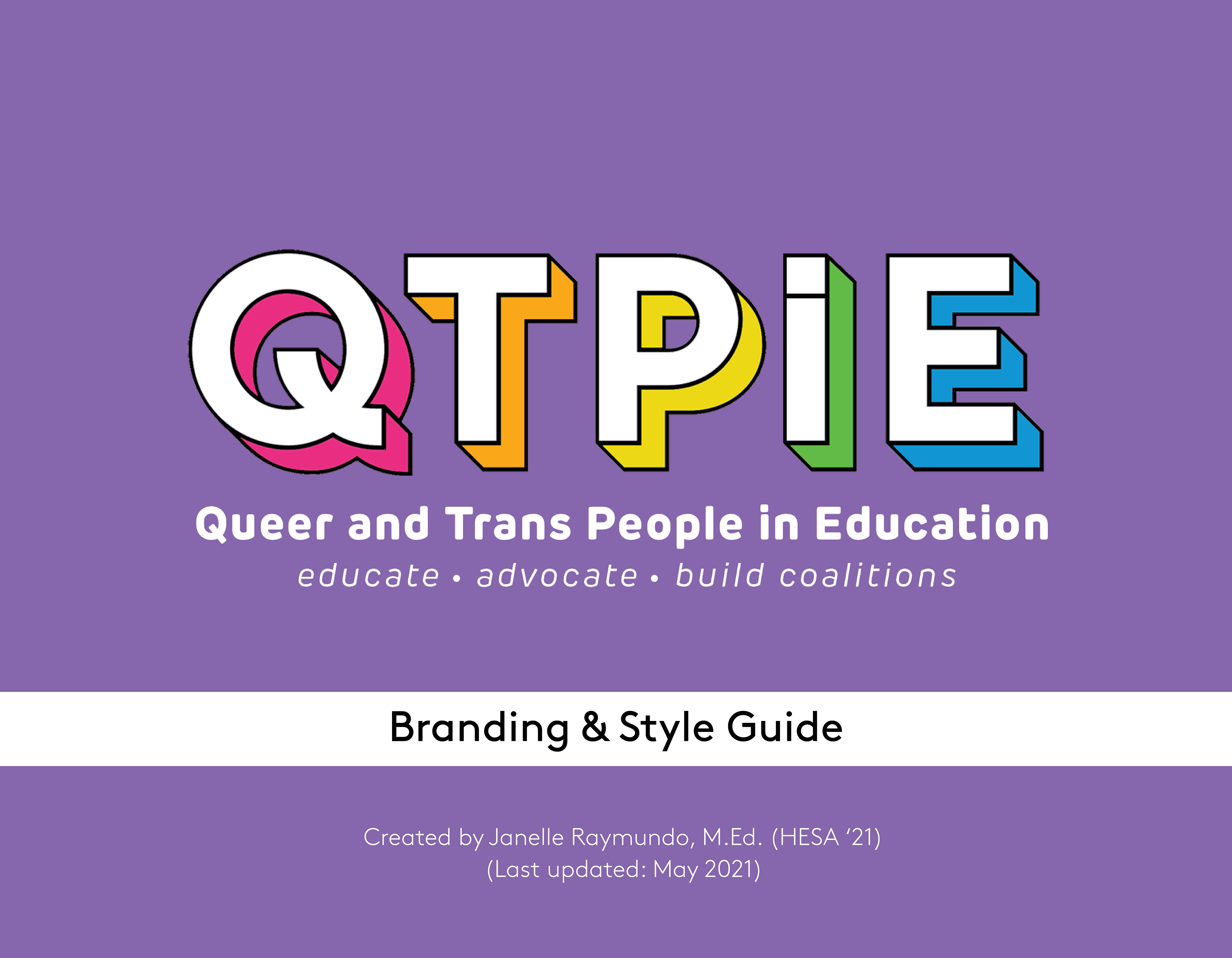 Branding & Style Guide Cover