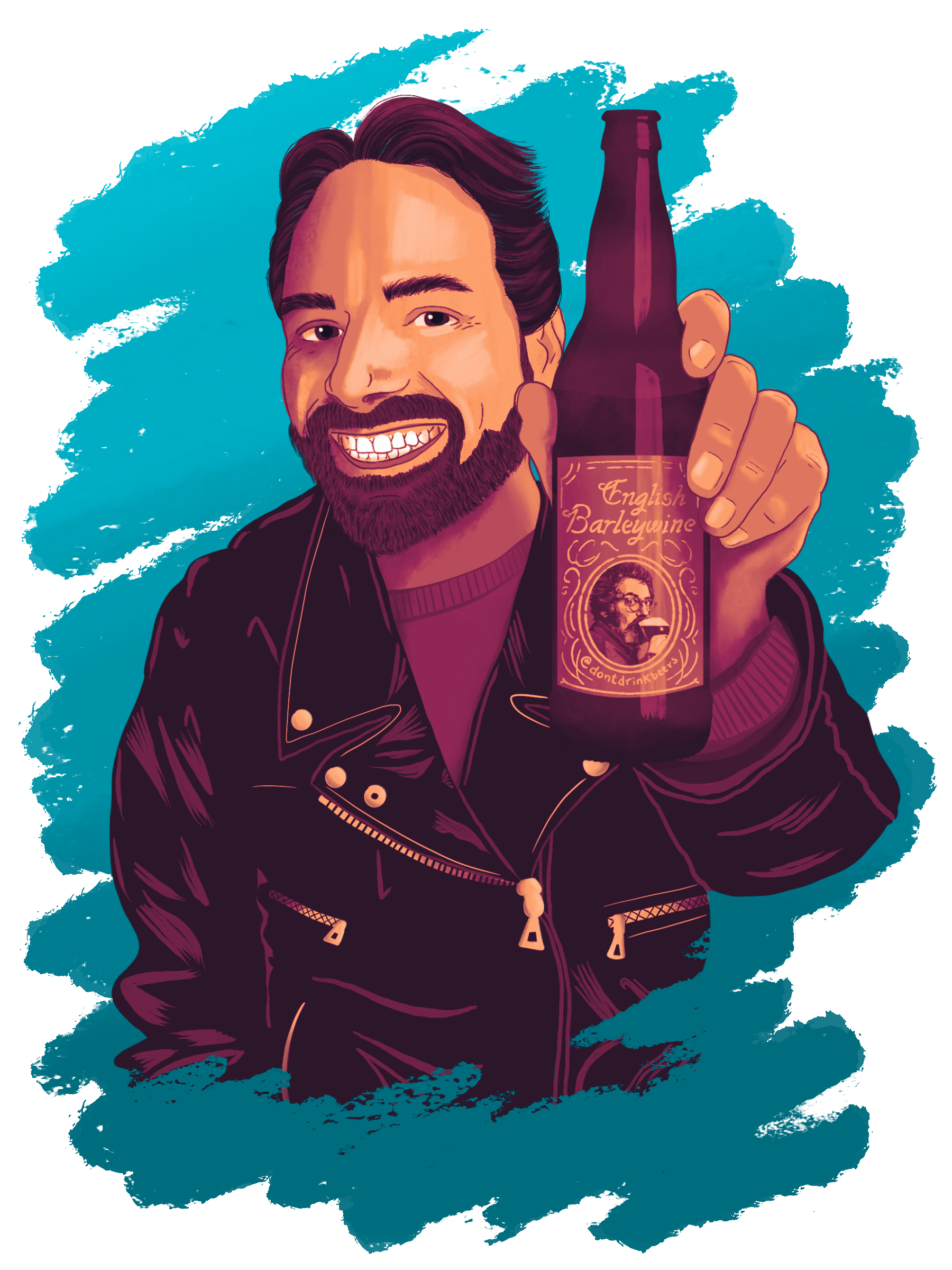 All About Beer Magazine, portrait of Alex Kidd