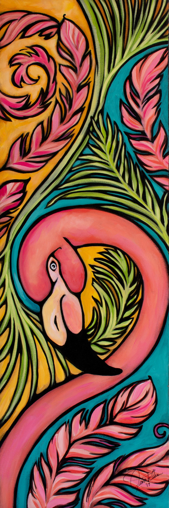 SOLD Flamingo baby