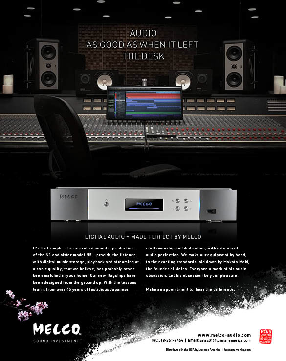 Full page U. S Press Ad in Stereophile Magazine