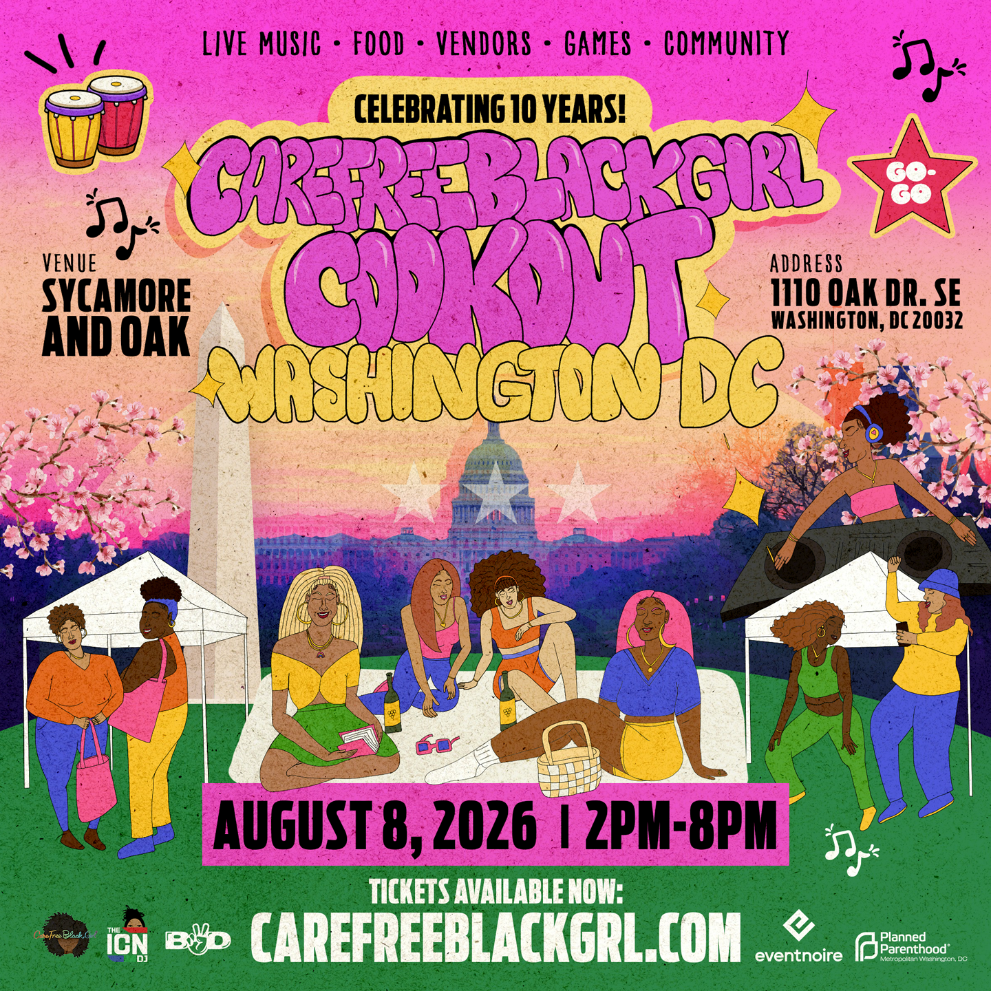 Washington DC Event Flyer