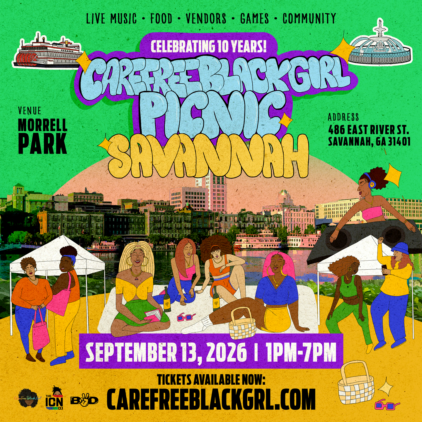Savannah Event Flyer
