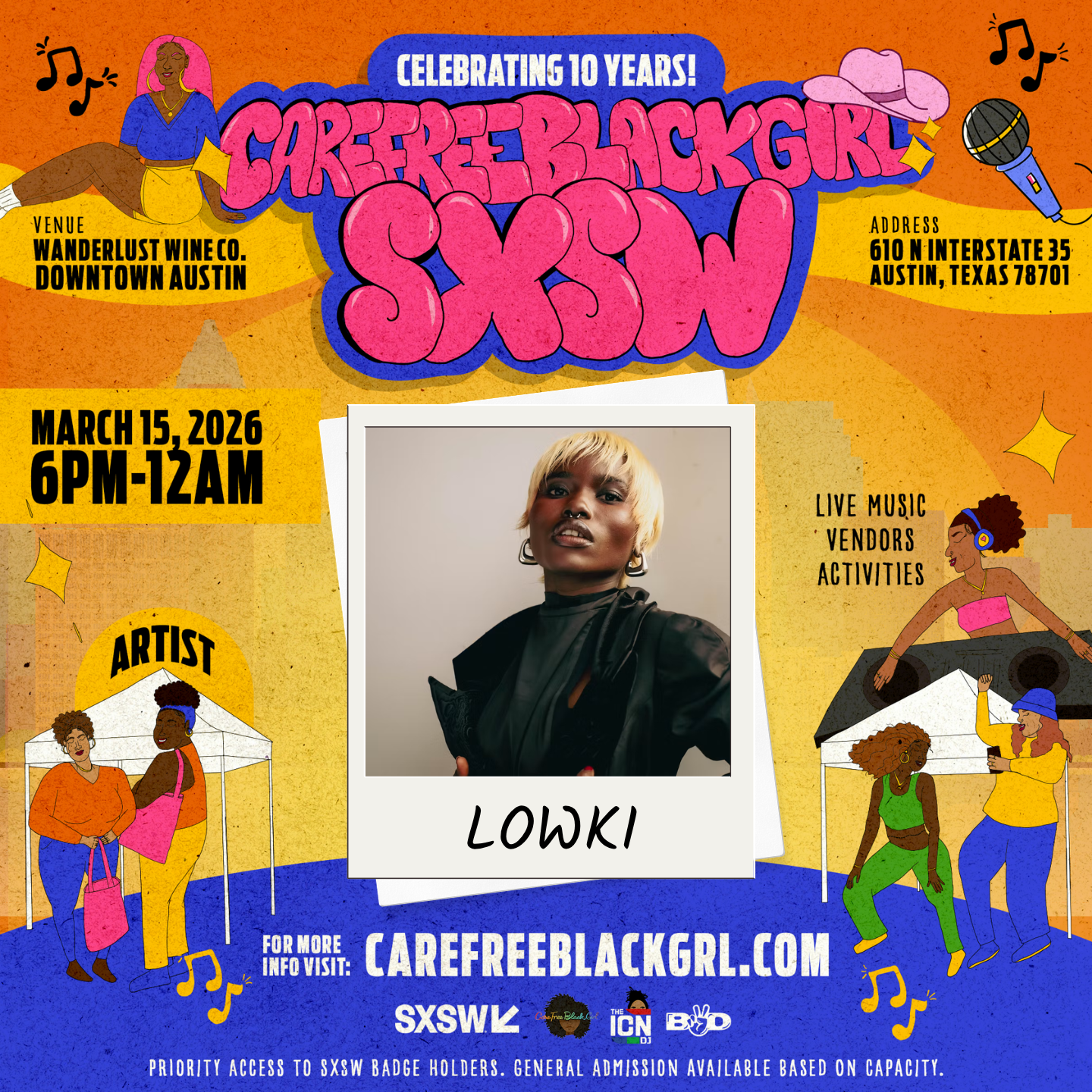 SXSW Artist Template