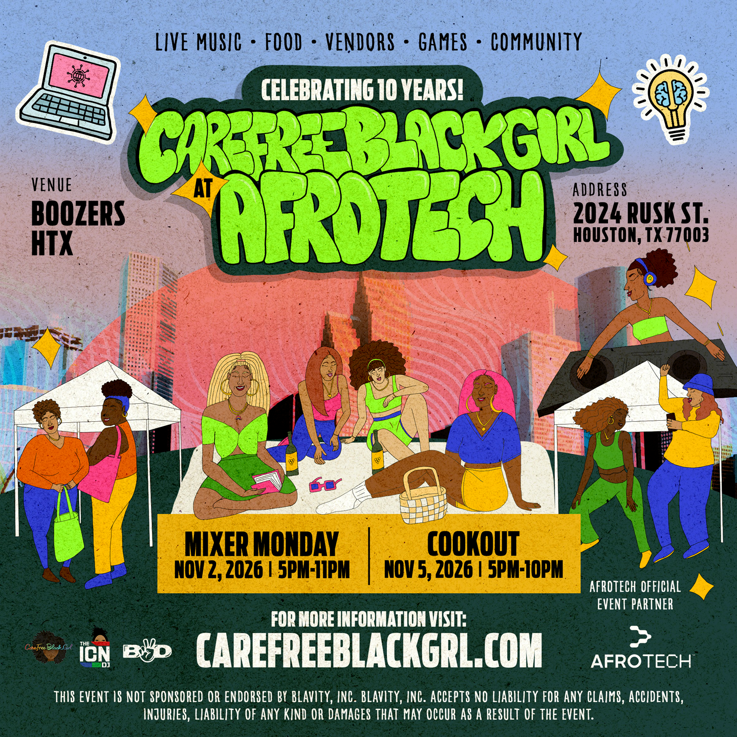 Afrotech Event Flyer