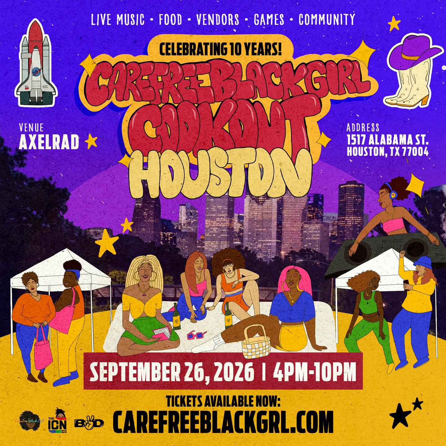 Houston Event Flyer