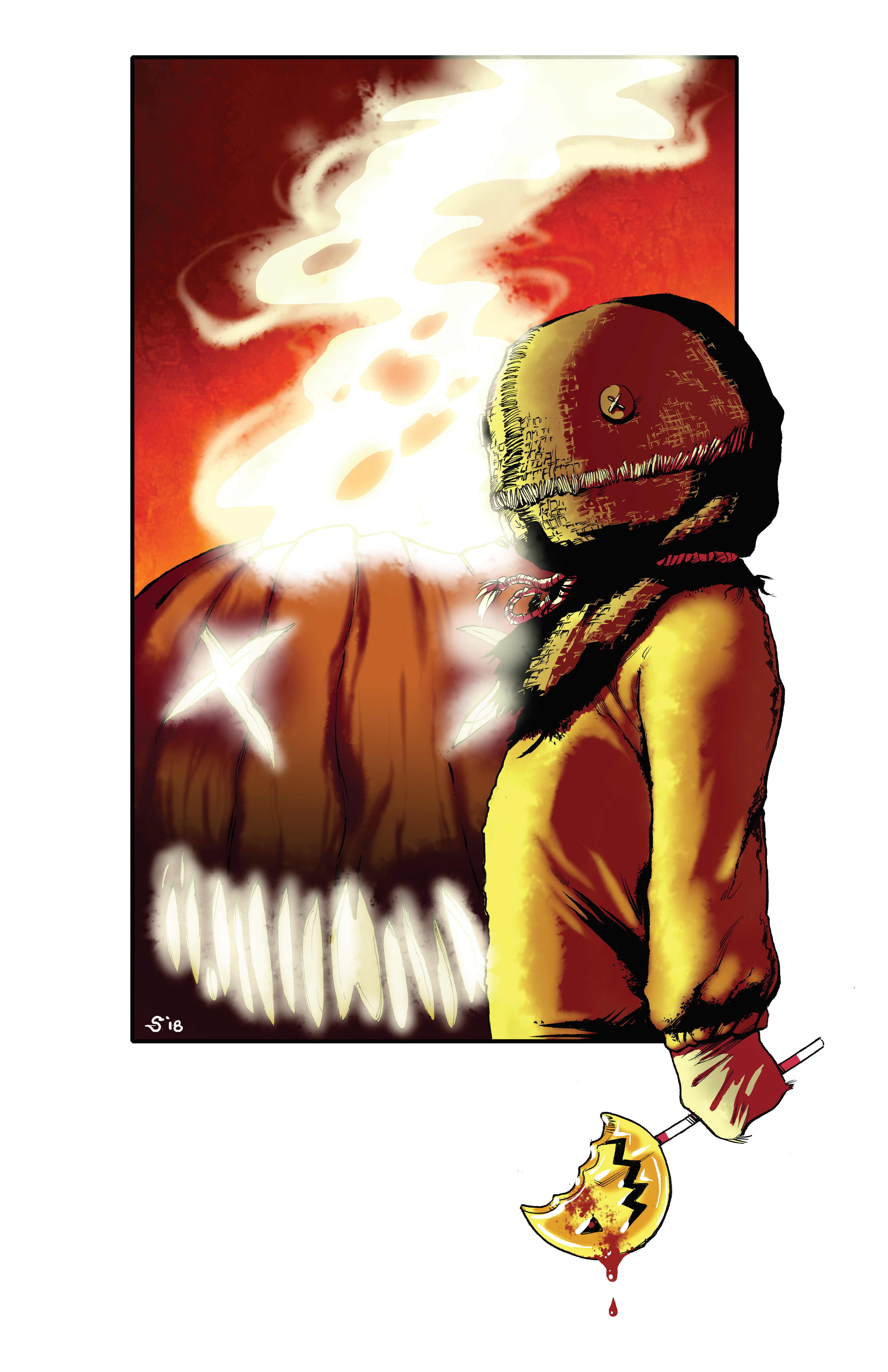 Sam (Fan Art)-Ink/Digital Color