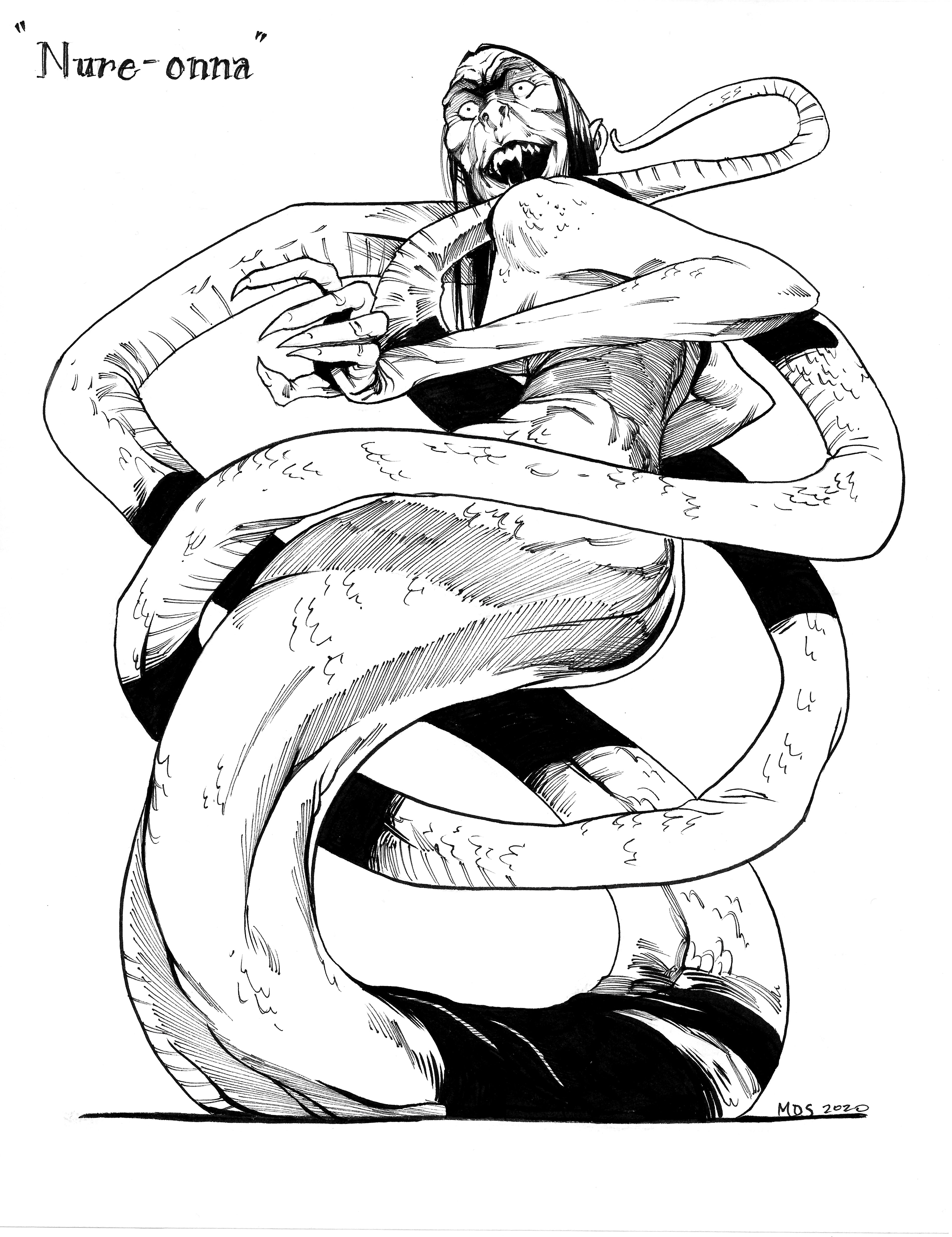 Nure onna-Ink/Wash