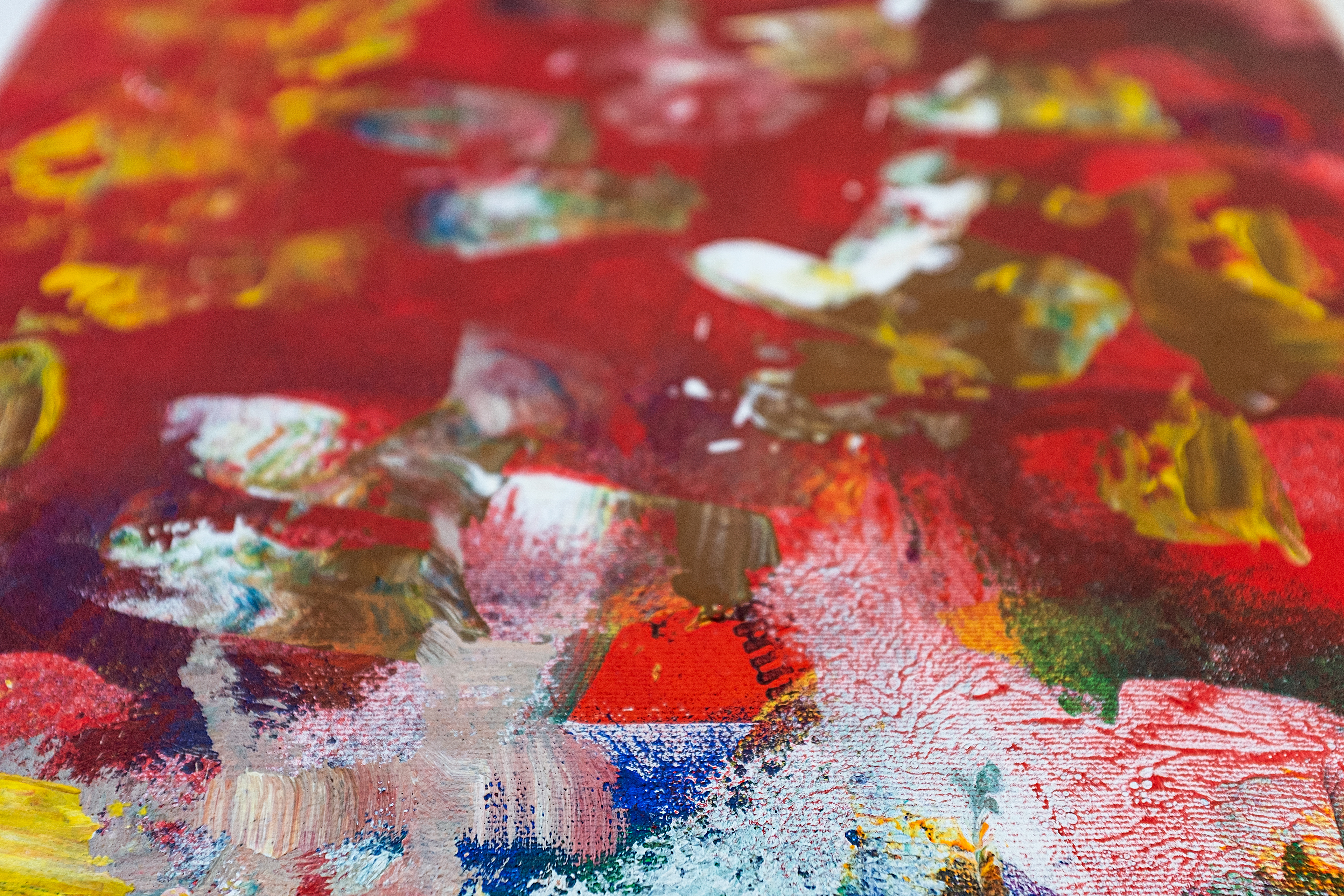 Art: Acrylique sur toile / Acrylic on canvas, 14" x 18" x 1.5"
