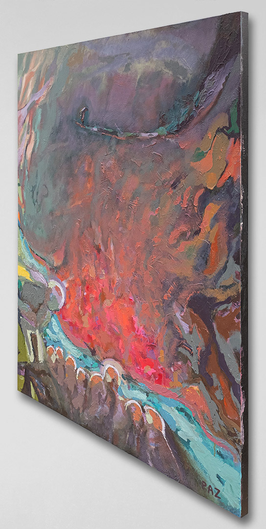 Art: Acrylique sur toile / Acrylic on canvas 48" x 60" x 1.5"