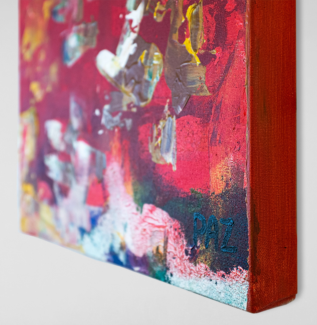 Art: Acrylique sur toile / Acrylic on canvas, 14" x 18" x 1.5"