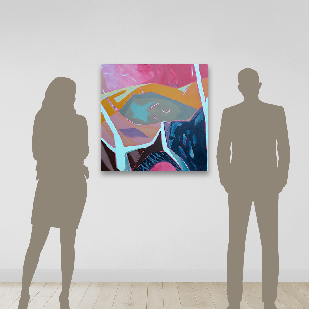 Acrylique sur toile / Acrylic on canvas, 30" x 30"