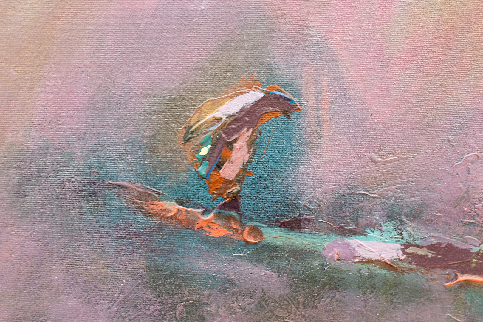 Art: Acrylique sur toile / Acrylic on canvas 48" x 60" x 1.5"