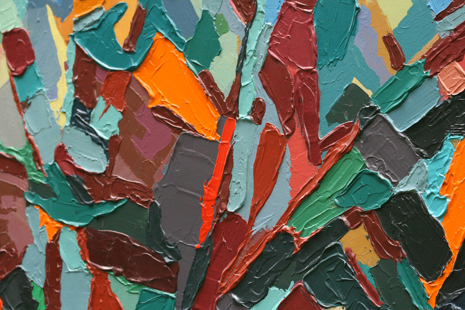 Art: Acrylique, fusain sur toile / Acrylic, charcoal on canvas, 60" x 36" x 1.5"