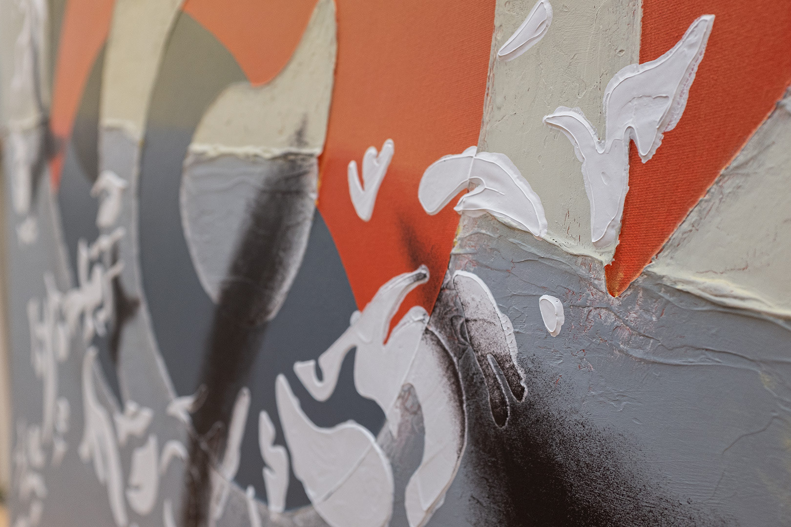 Acrylique sur toile / Acrylic on canvas, 48" x 48" x 1.5"