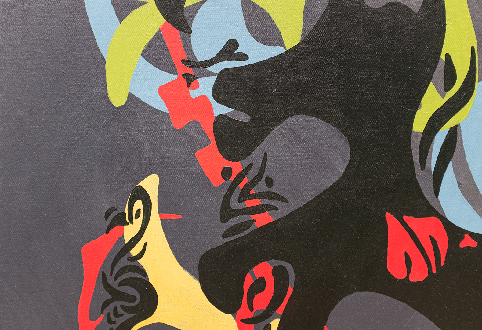 Art: Acrylique sur toile / Acrylic on canvas, 42" x 42" x 1.5"