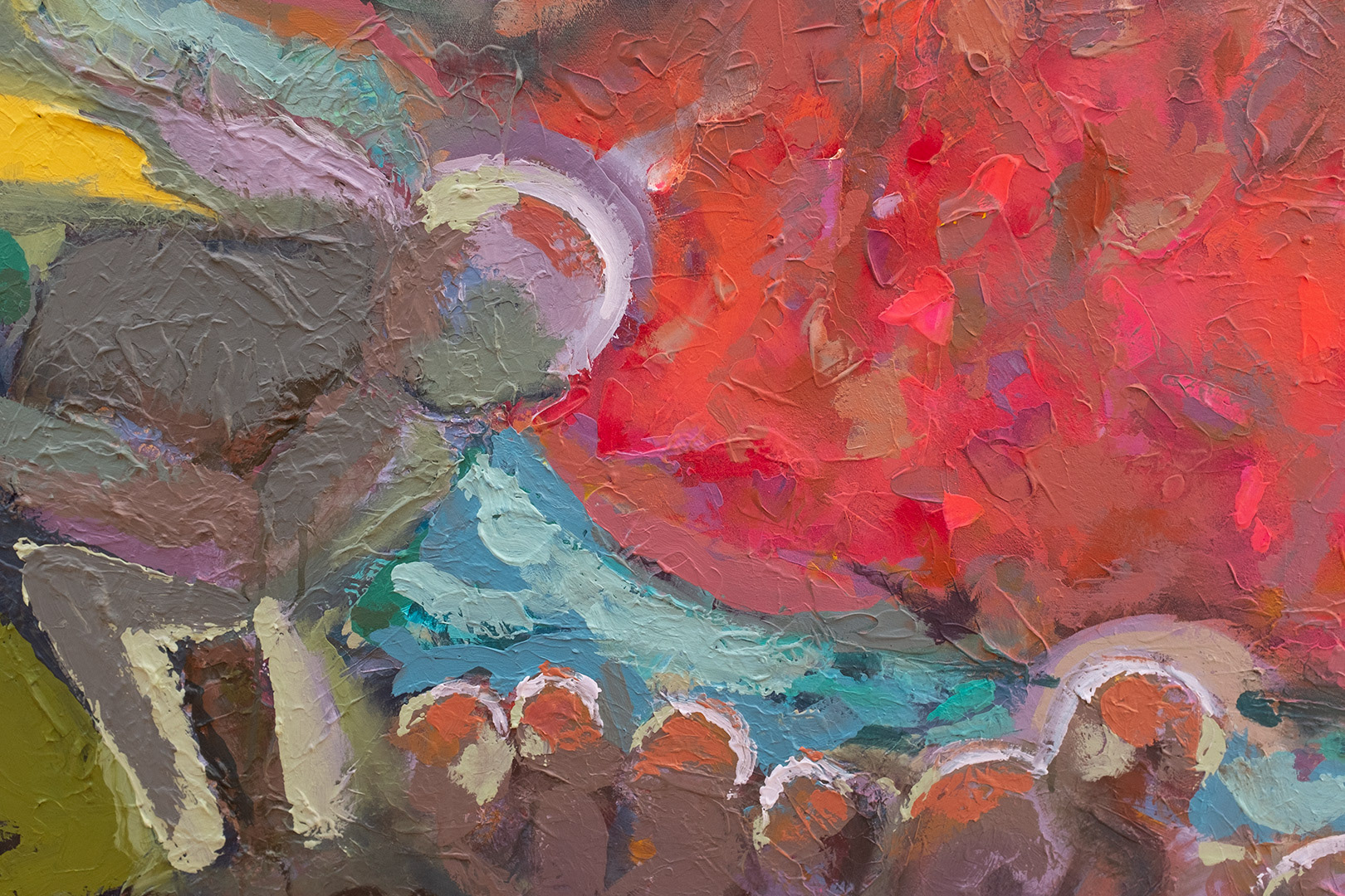 Art: Acrylique sur toile / Acrylic on canvas 48" x 60" x 1.5"