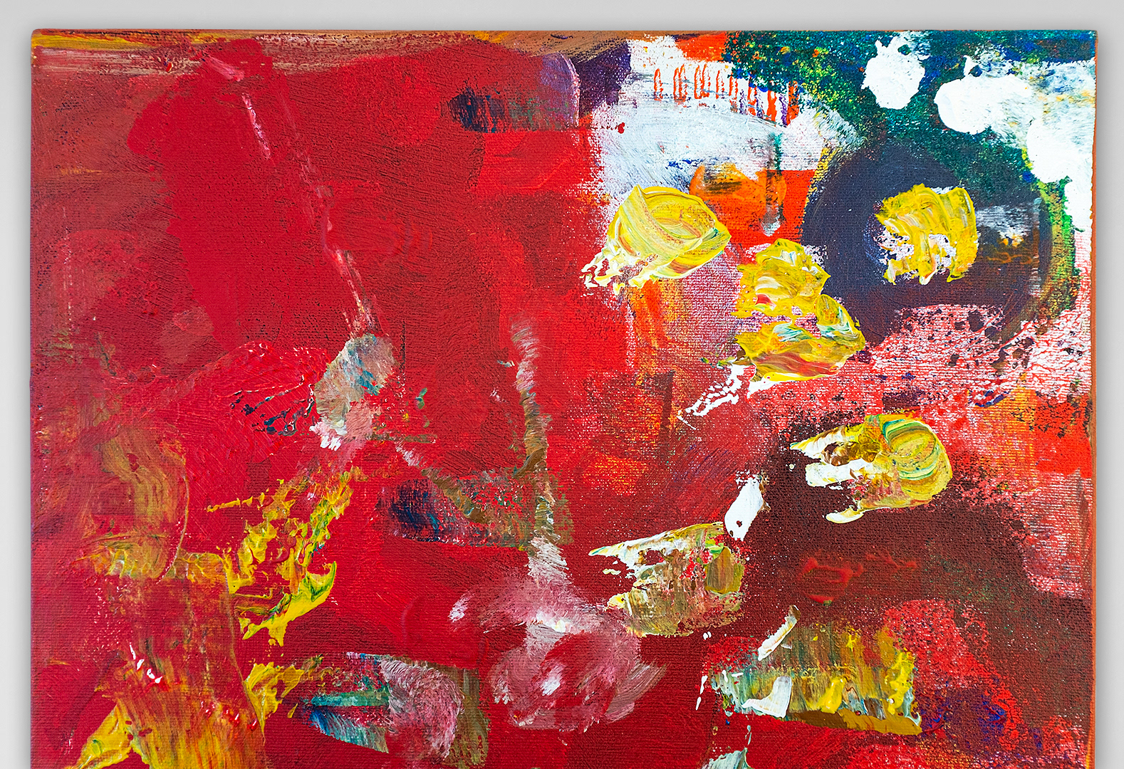 Art: Acrylique sur toile / Acrylic on canvas, 14" x 18" x 1.5"