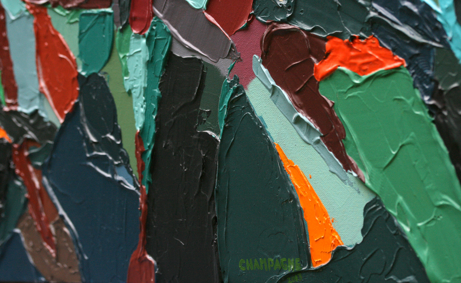 Art: Acrylique, fusain sur toile / Acrylic, charcoal on canvas, 60" x 36" x 1.5"