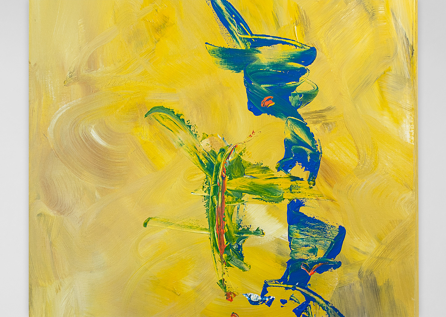 Art: Acrylique sur toile / Acrylic on canvas, 24" x 72" x 1.5"