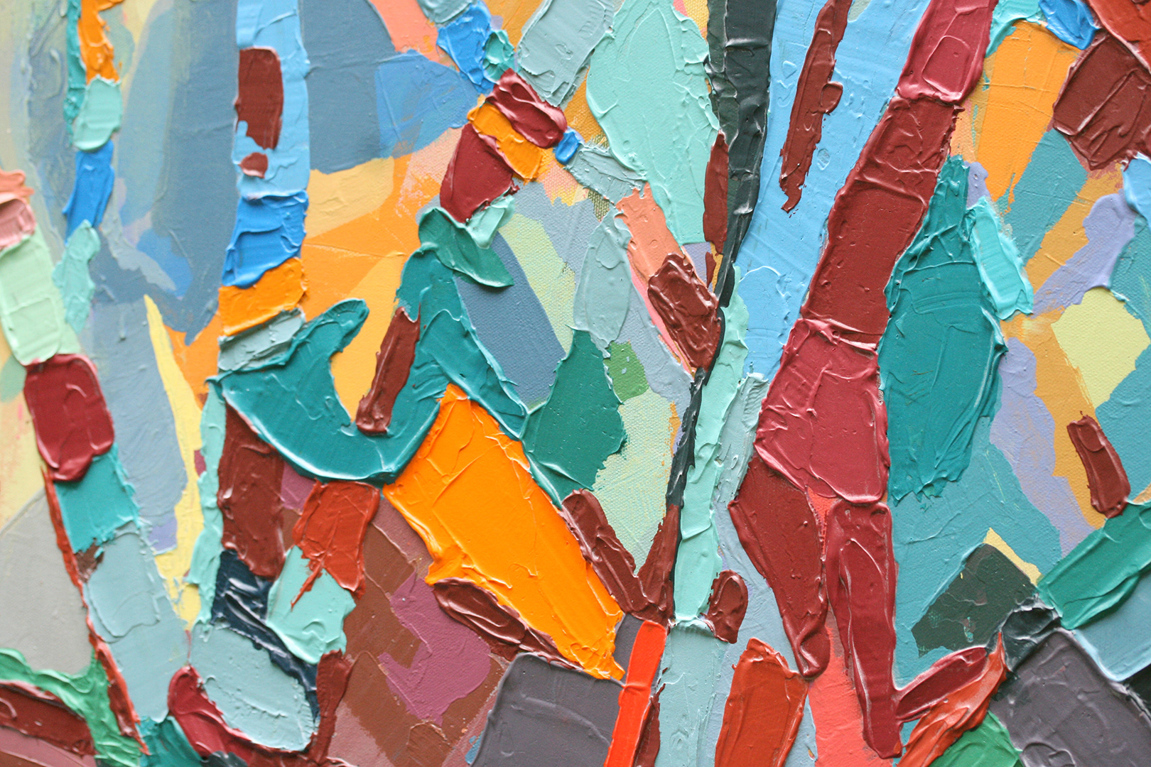 Art: Acrylique, fusain sur toile / Acrylic, charcoal on canvas, 60" x 36" x 1.5"