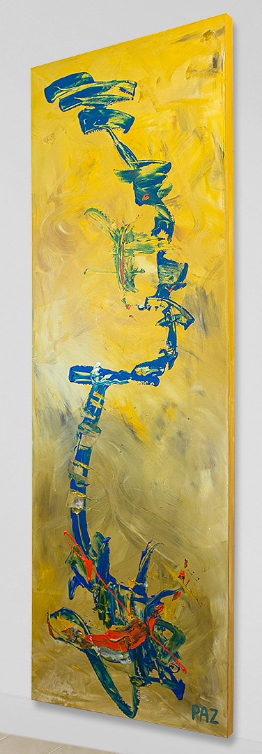 Art: Acrylique sur toile / Acrylic on canvas, 24" x 72" x 1.5"