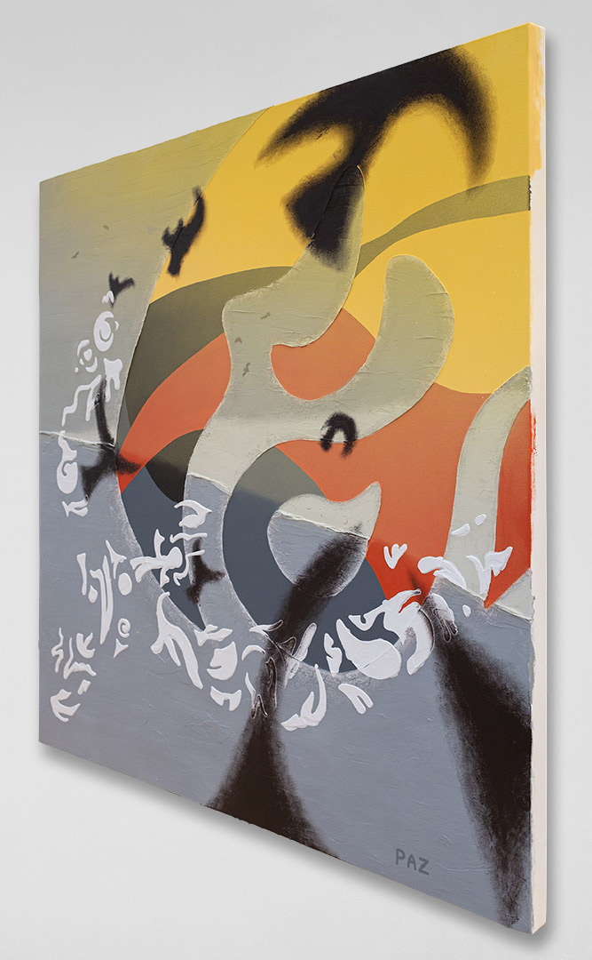 Acrylique sur toile / Acrylic on canvas, 48" x 48" x 1.5"