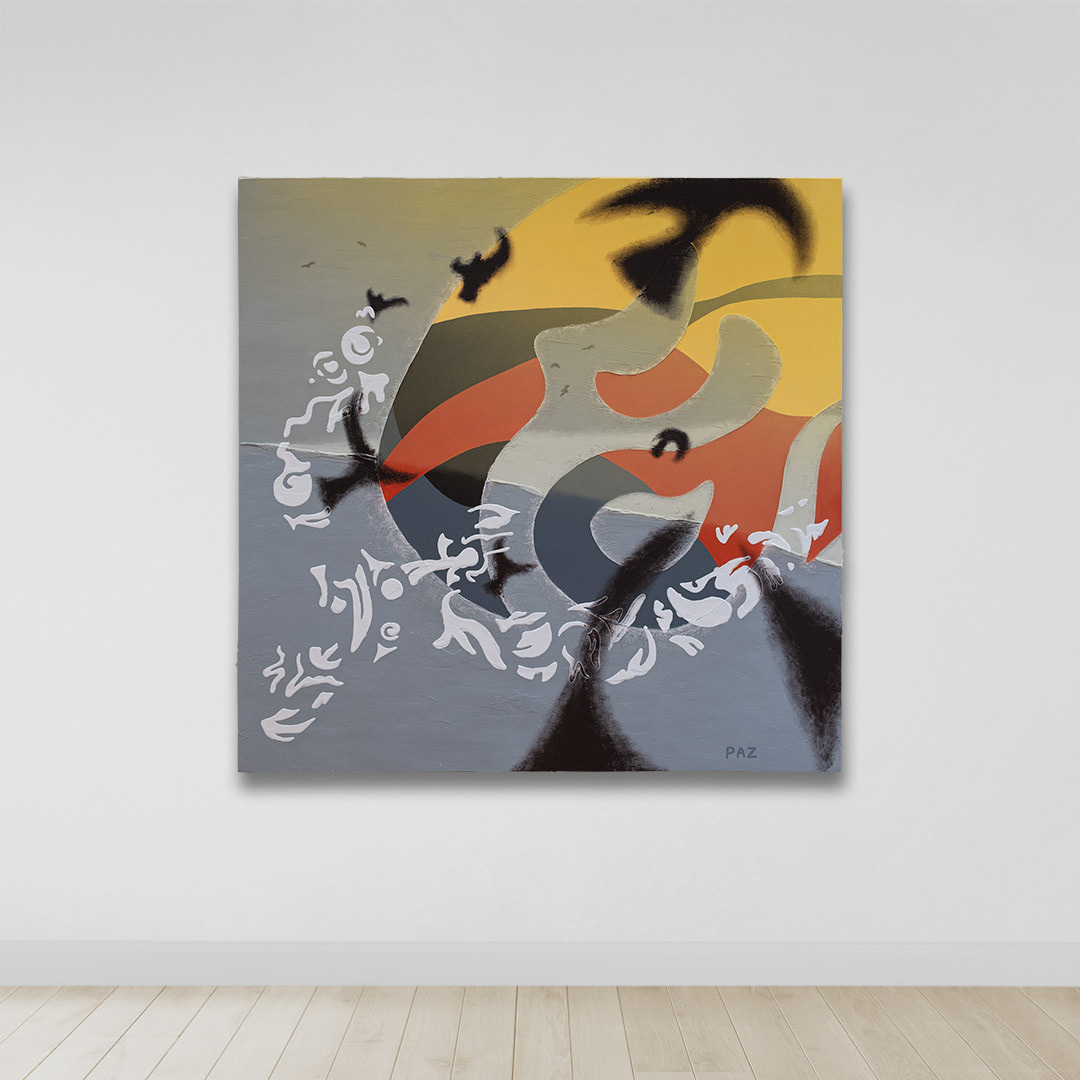 Acrylique sur toile / Acrylic on canvas, 48" x 48" x 1.5"