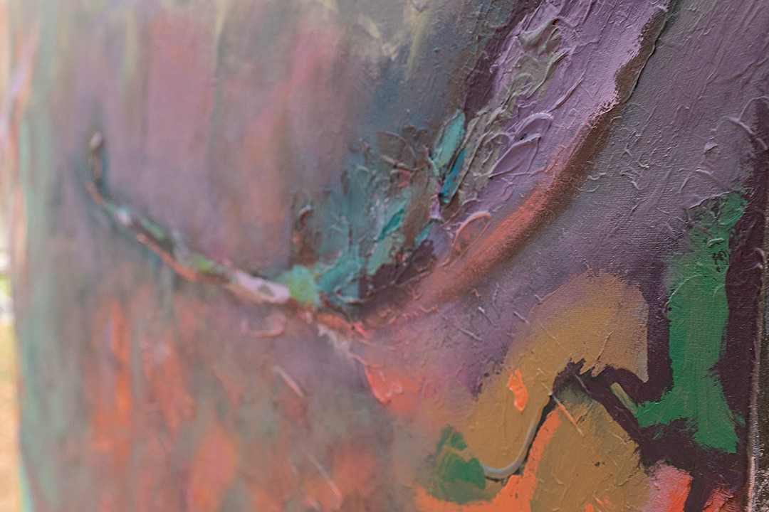 Art: Acrylique sur toile / Acrylic on canvas 48" x 60" x 1.5"