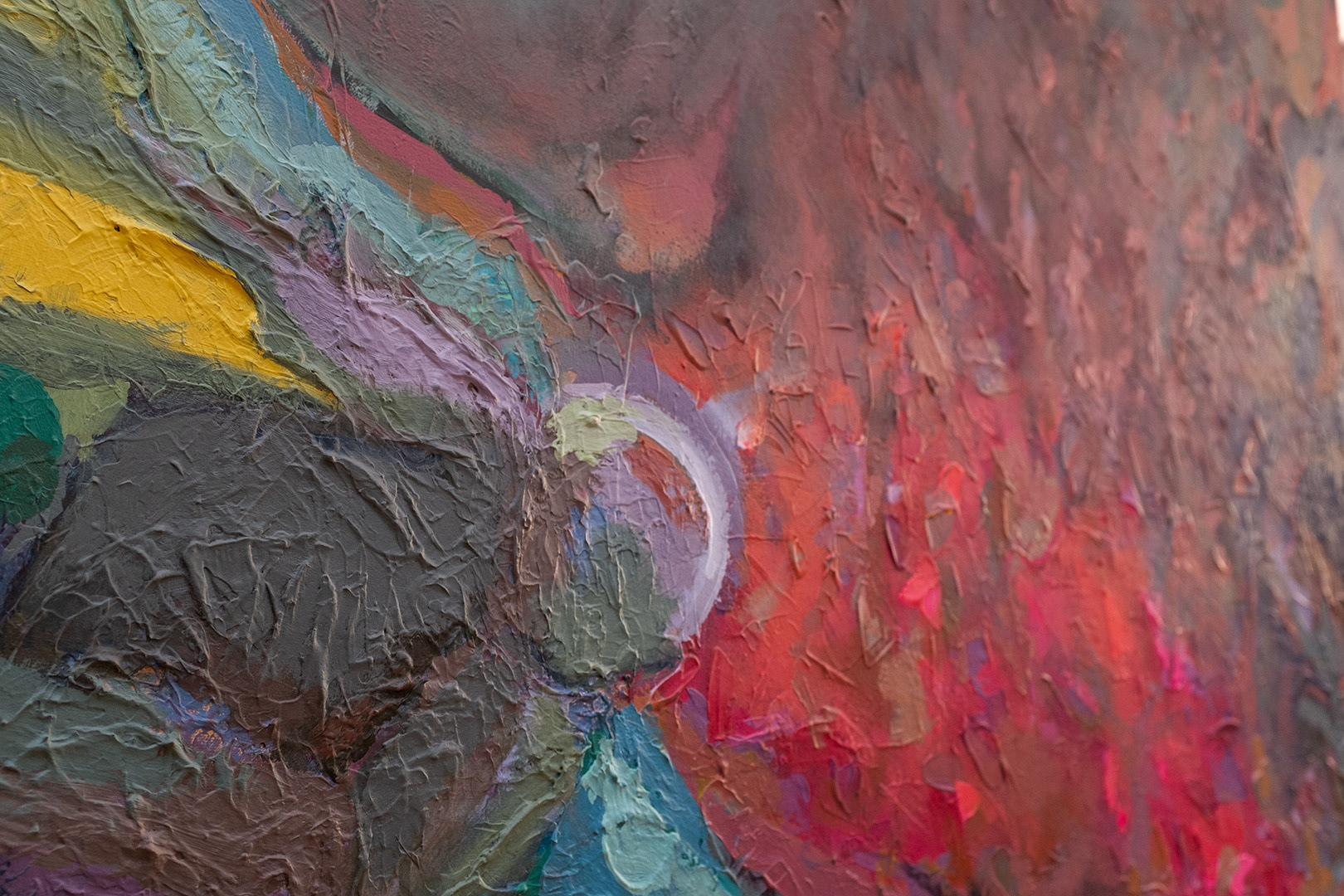 Art: Acrylique sur toile / Acrylic on canvas 48" x 60" x 1.5"