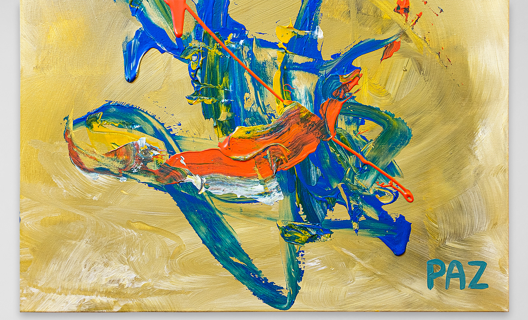 Art: Acrylique sur toile / Acrylic on canvas, 24" x 72" x 1.5"