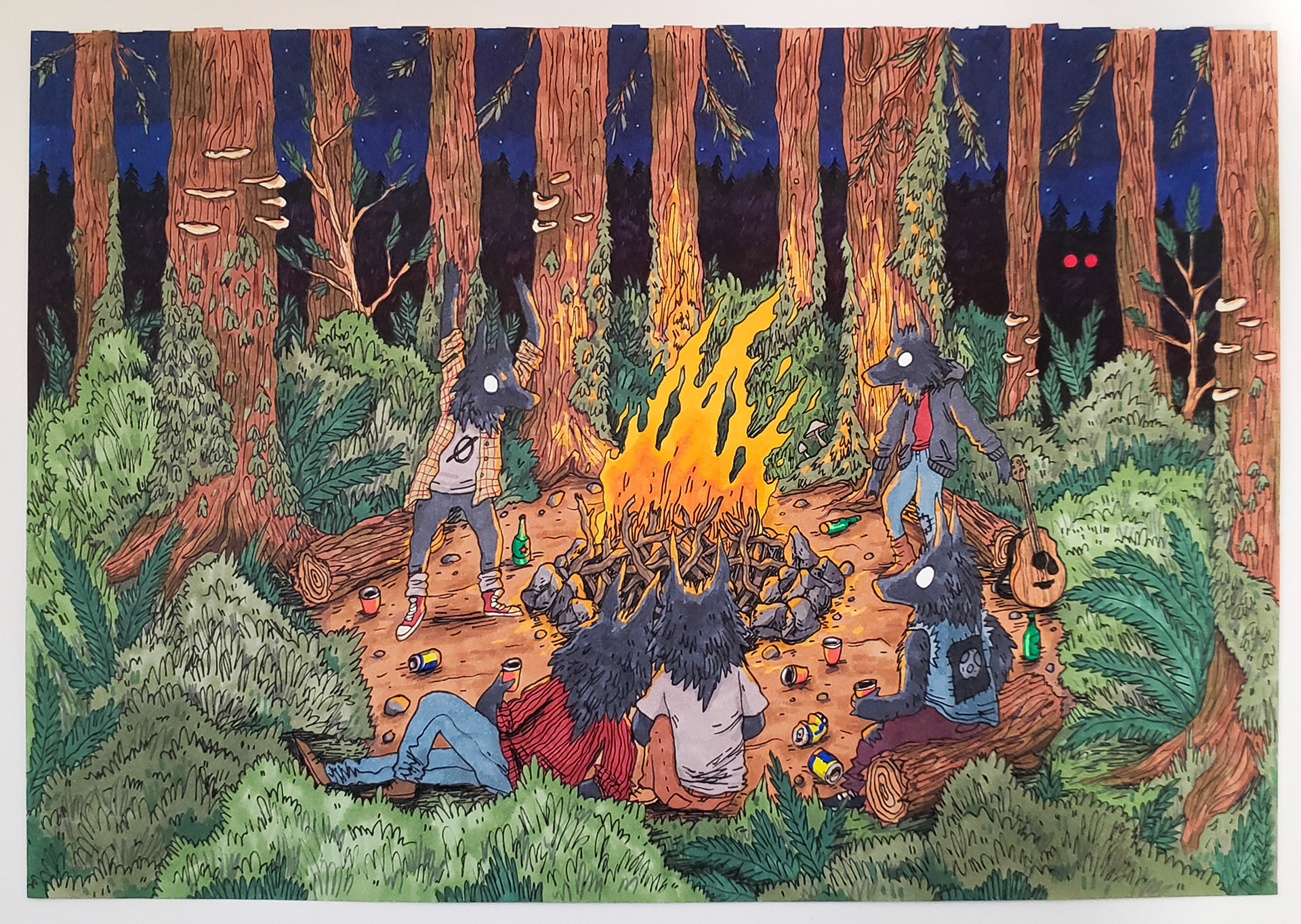 Completed artwork
