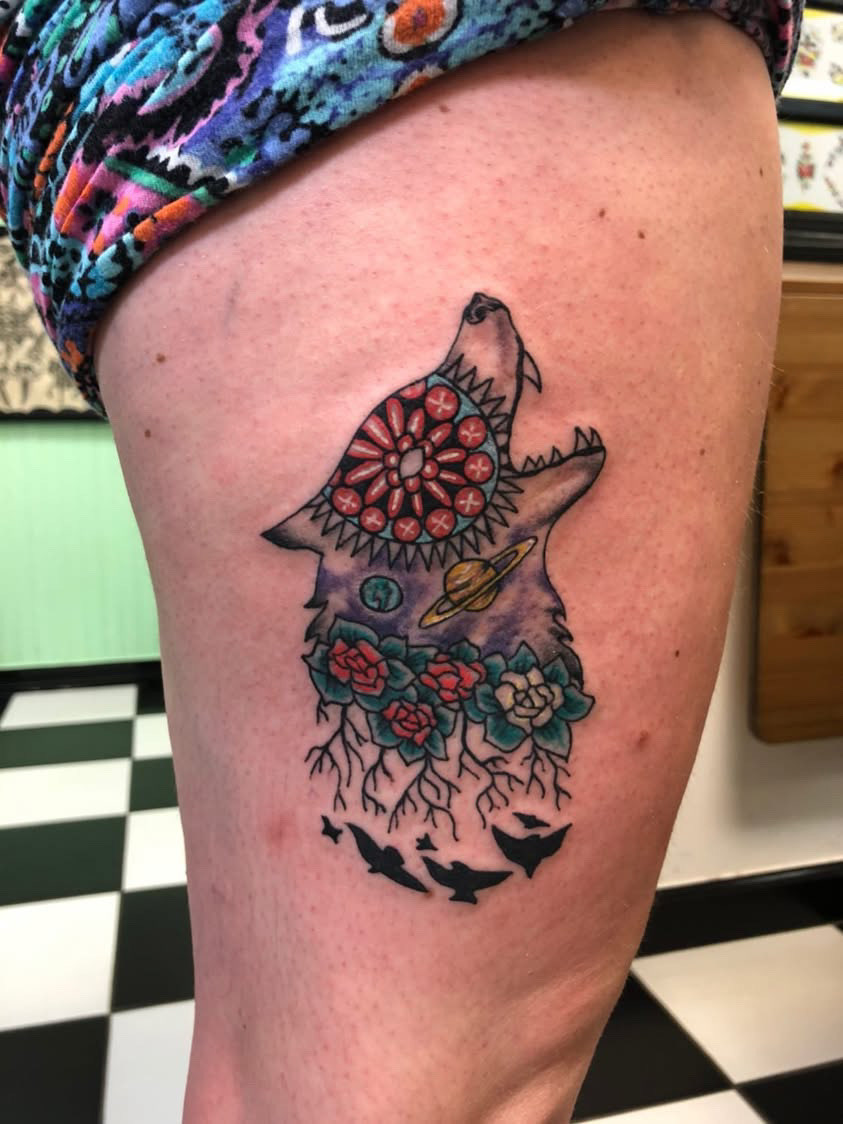 Completed tattoo