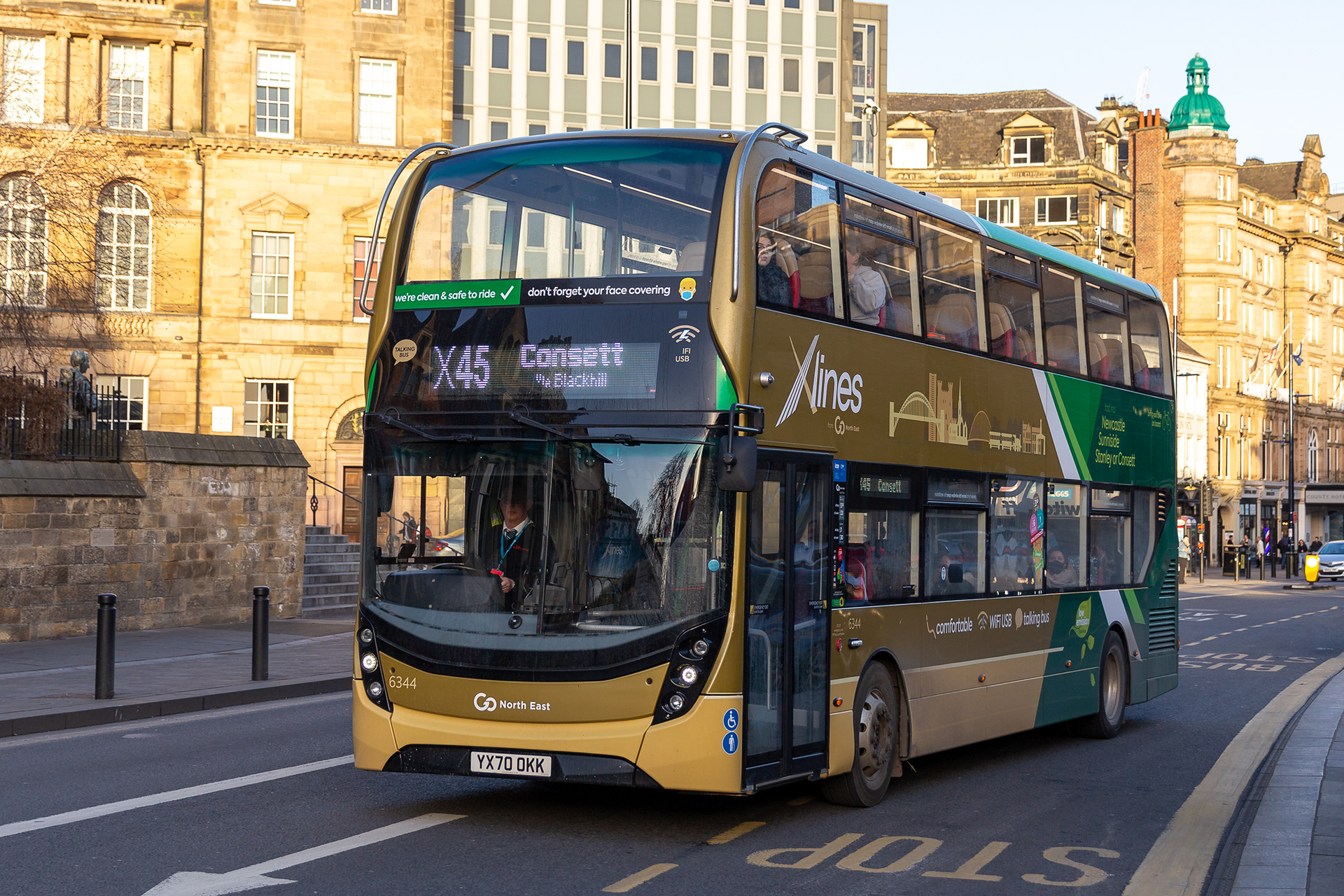 Go North East ADL Enviro400 MMC in Newcastle
