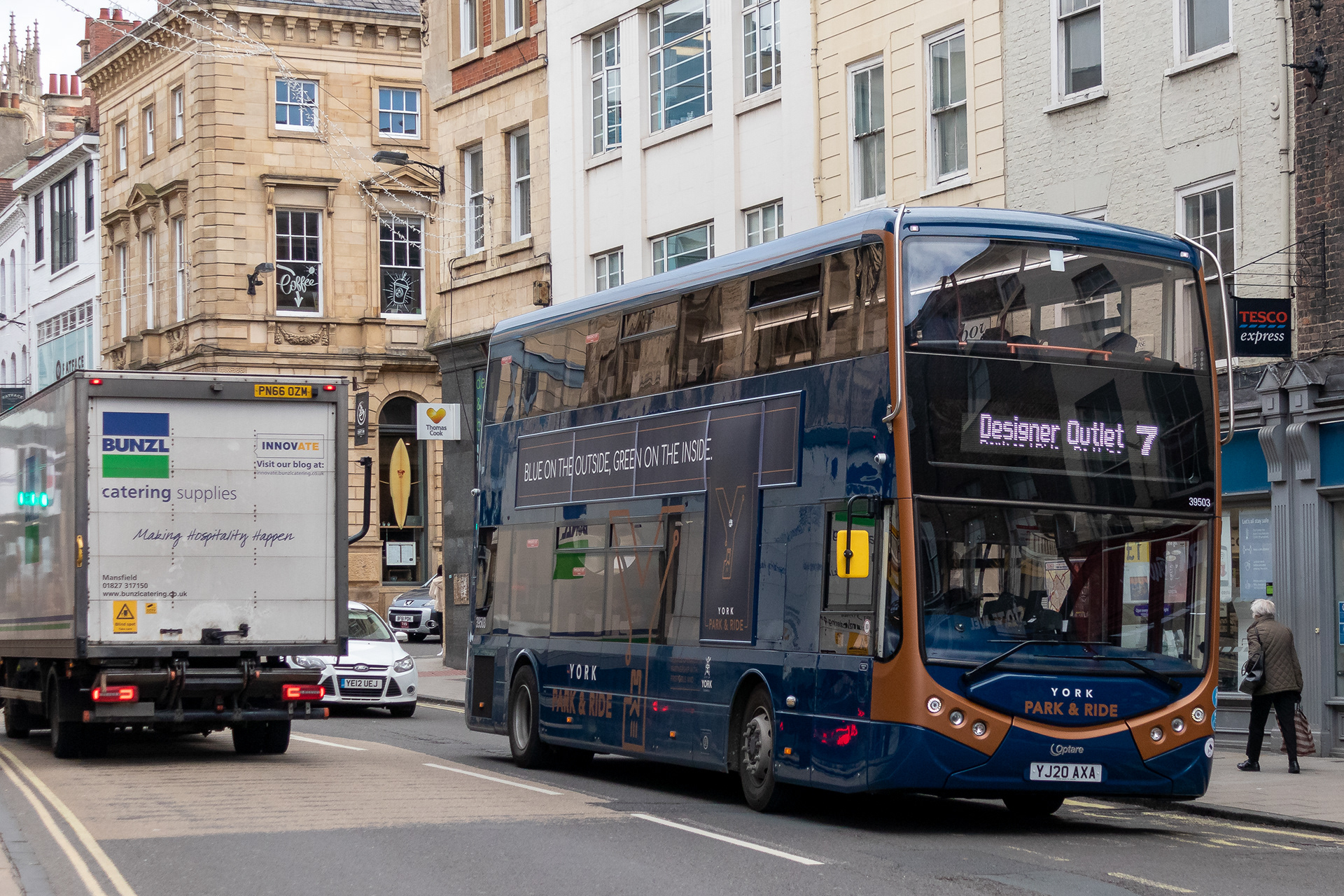 First York Park and Ride Optare Metrodecker EV in York