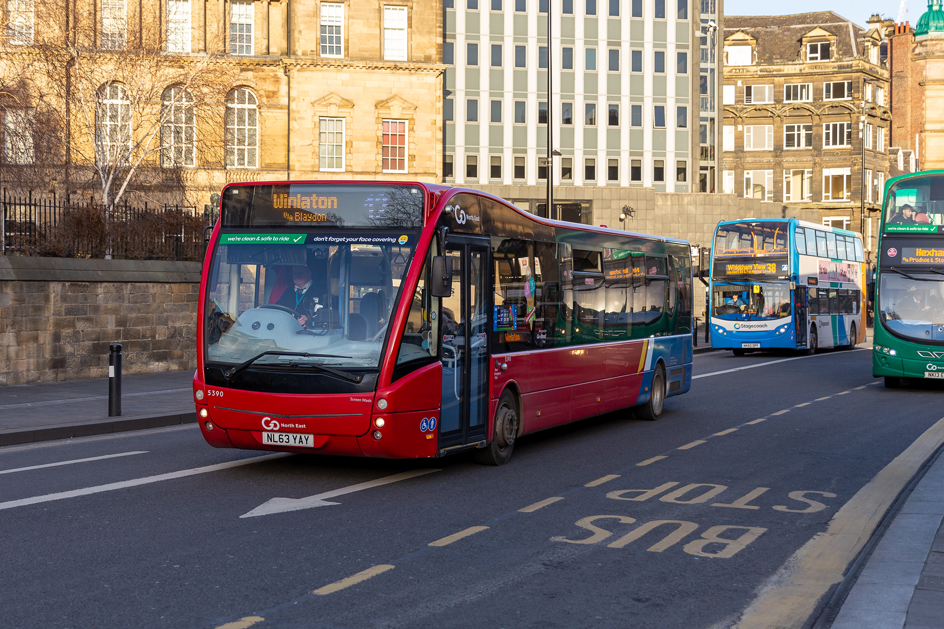 Go North East Optare Versa in Newcastle
